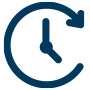 blue clock icon