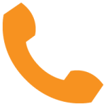phone icon orange