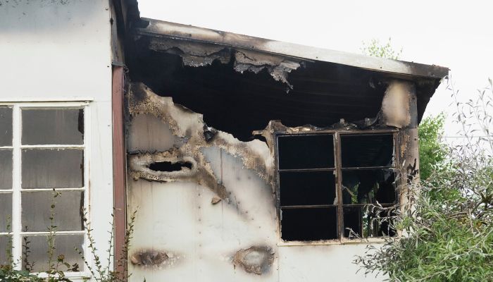 house fire aftermath - fire damage restoration Eminence
